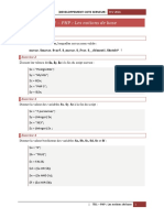 Série 1 - PHP - Notions de Bases