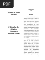 O Fetiche Dos Direitos Humanos e Outros Temas - Vicente de Paulo Barreto