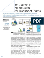 Advantages Gained in Automating Industrial Wastewater Treatment Plants