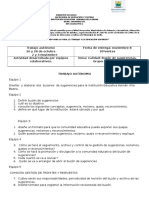 Trabajo Autónomo Ventas Octubre 26 A Noviembre 4 de 2016