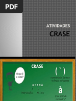 Atividades crase