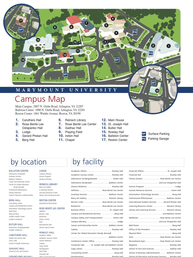 Marymount University Campus Map | PDF | Learning