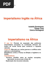 Imperialismo Inglês Na África