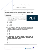 8º Problemas de Potencias