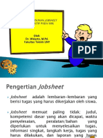 Panduan Penyusunan Jobsheet Mapel Produktif Pada SMK PDF