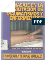 Biriukov Anatolik - El Masaje en La Rehabilitacion de Traumatismos Y Enfermedades