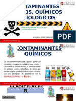 Contaminantes Físicos Químicos y Biologicos