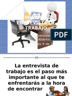 Entrevista de Trabajo