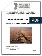 Monografia para Integracion Areal - Falla de San Andrés Final
