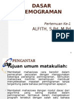 Pertemuan 1