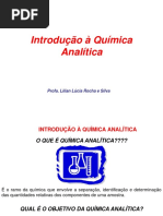 Aula 1 Introdução à Química Analítica 2011