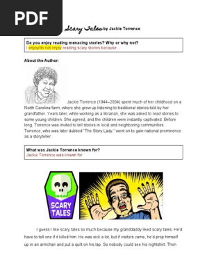 Scary Tales Jackie Torrence Lesson For Observation Pdf