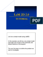 Tutorial LaM2D LaModel 2D