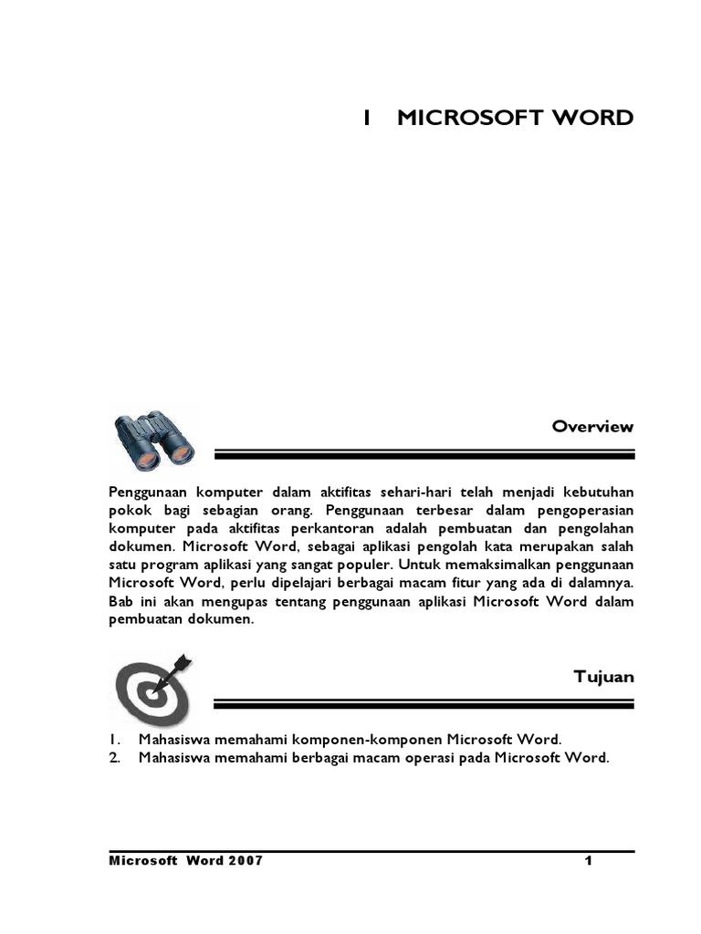 Panduan Lengkap Microsoft Word 2007 | PDF