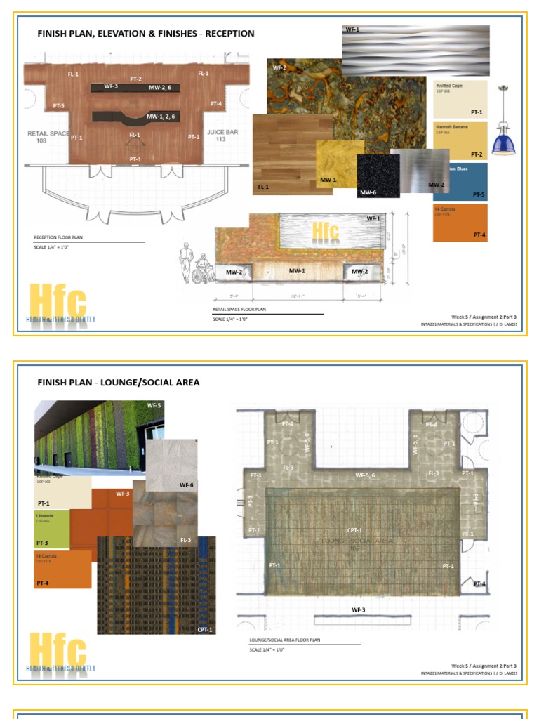 Health & Fitness Center Floor Plans | PDF | Technology & Engineering