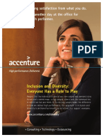 Inclusion & Diversity Flyer - Accenture