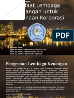 Manfaat Lembaga Keuangan Untuk Pendanaan Korporasi