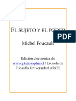 El Sujeto y El Poder Foucault
