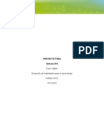 Cony Valdes Proyecto Final Semana 9 Desarrollo de Habilidades para El Aprendizaje