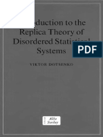 Buh 95 Introduction To The Replica Theory of Disordered Statistical Systems by Viktor - Dotsenko