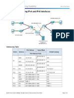 4.1.3.5 PT - Configuring IPv4 and IPv6 Interfaces