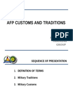 AFP Customs and Tradition