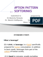 Consumption Pattern of Softdrinks