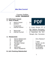 Course Outline Ilmu Tasawuf