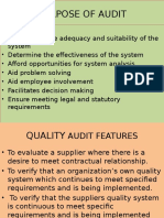 Pricilla - Purpose of Audit