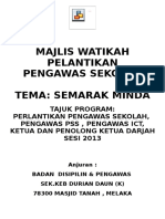 Majlis Watikah Pelantikan