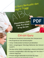 10 Ciri Ciriguruberkualitidanberintegrititinggi 140724214809 Phpapp02