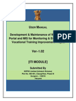 DGET-MIS User Manual Data Entry by ITI