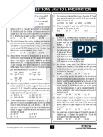 Previous Questions - Ratio & Proportion