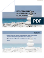 Kesetimbangan Sistem Koplanar