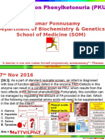 USMLE Review Q&As On Phenylketonuria (PKU) - DR P Kumar