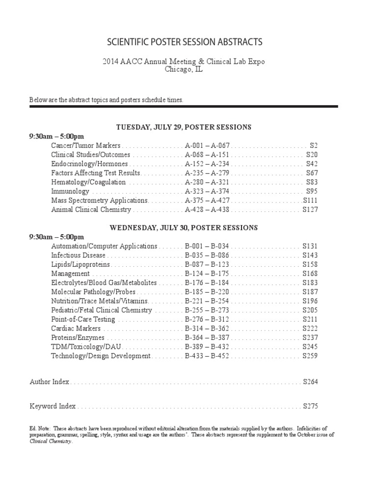 Aacc 14 Abstractbook 1 Combined Prostate Specific Antigen Prostate Cancer