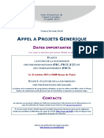 ANR Aap Generique Anr 2016