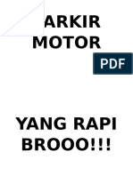 Parkir Motor Yang Rapi Brooo