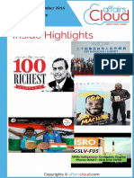 Current Affairs Study PDF - September 2016 by AffairsCloud