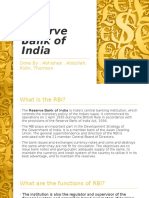 The Reserve Bank of India