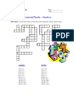 Crossword Puzzle - Numbers.pdf