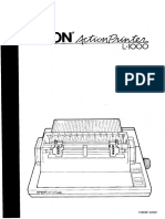 Epson ActionPrinter L-1000 User's Manual