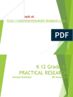 K 12 Grade 11 Practical Research 1 Simplified