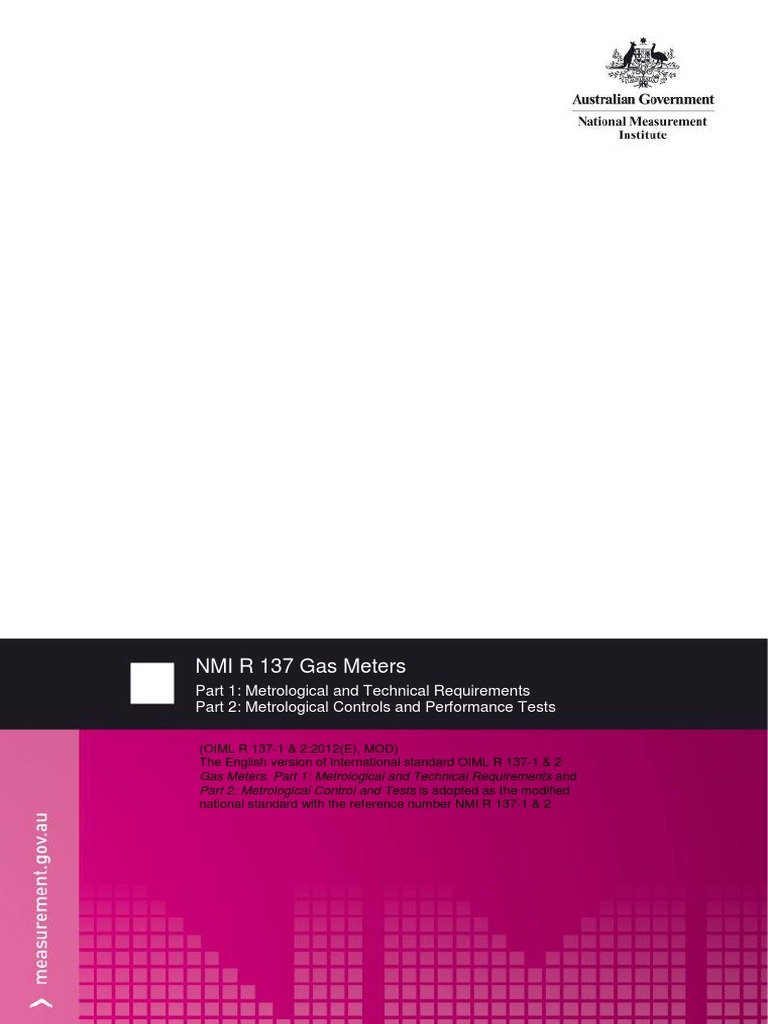 Nmir137 PDF | PDF | Measuring Instrument | Metrology