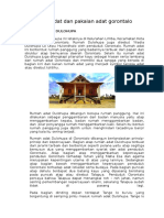 Rumah Adat Dan Pakaian Adat Gorontalo