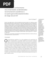 Decolonialidade e a Estrutura de Conhecimento