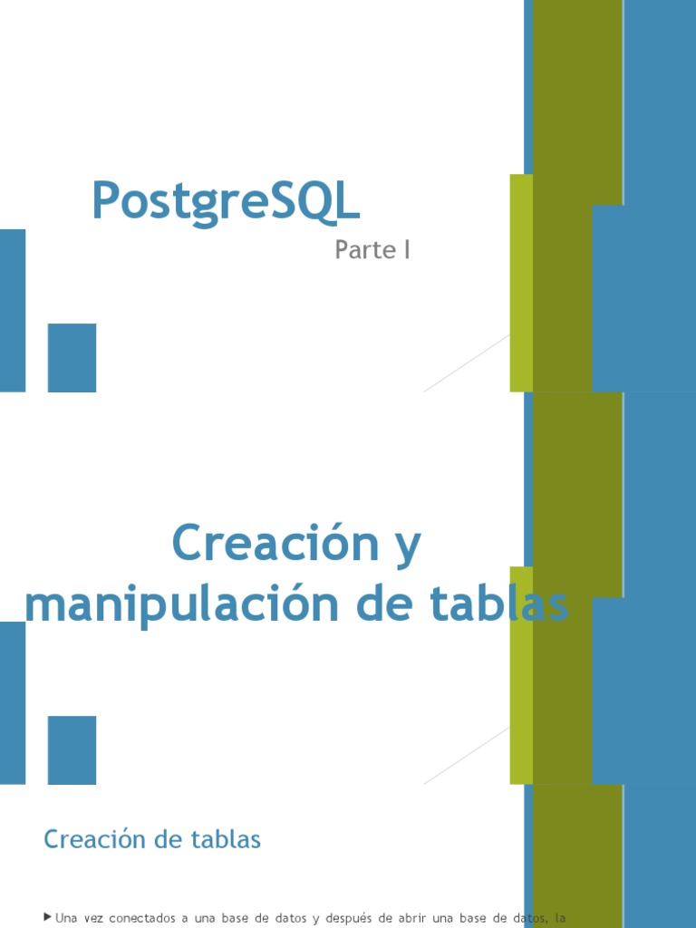 Guía de Tablas y OID en PostgreSQL | PDF | SQL | Programación de ...