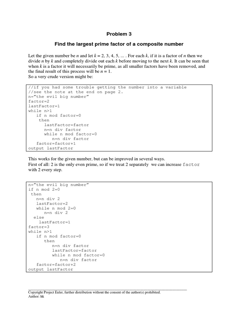 003 Overview PDF | PDF | Data Type | Prime Number