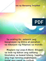 k12 AP Aralin 4 Ang Pilipinas Ay Bansang Tropikal