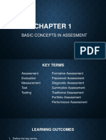 Basic Concepts in Assesment: Group1